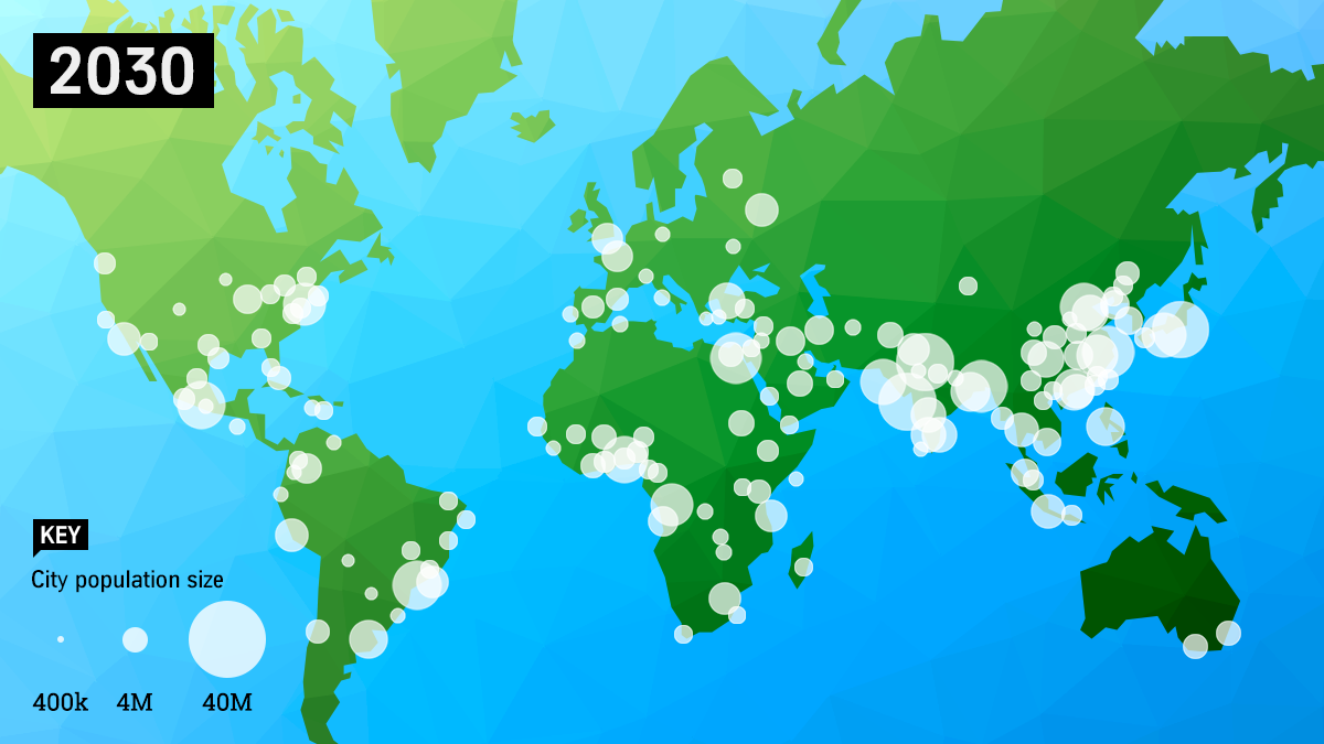 Categories   Urban Hub Urbanization Change 2030 